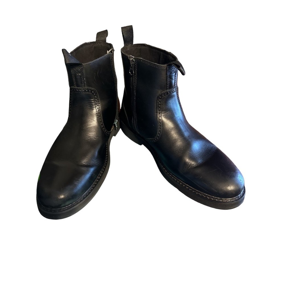 Timberland black 9.5 Waterproof Men’s side zip boot